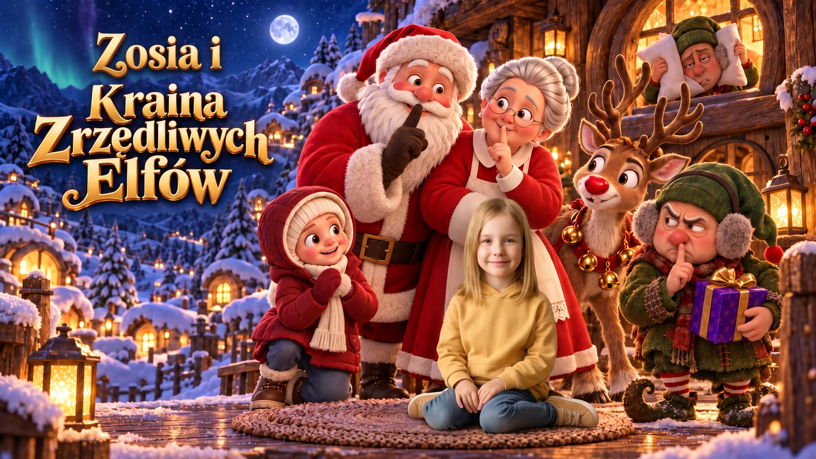 Okładka: Zosia i Kraina Zrzędliwych Elfów